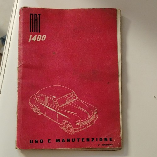 Manuale fiat 1400 - manuale,
