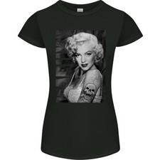 Marilyn Tattoo T-Shirt Donna Taglia Piccola