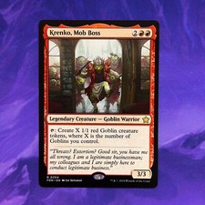 Krenko Mob Boss 0204 Foundations MTG Magic COMMANDER Card Goblin Warrior
