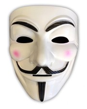 Maschera guy fawkes v per - fawkes,