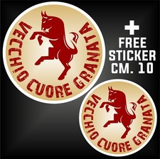 Adesivo toro torino granata