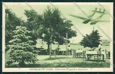 Novara Castelletto Ticino Idrovolante cartolina EE6450