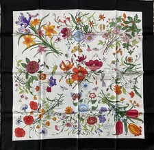 Gucci Flora Foulard Carrè in Seta - Silk Carrè