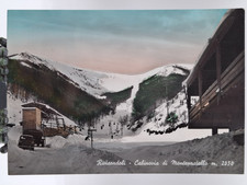 ? cartolina d'epoca rivisondoli, cabinovia di monte pratello