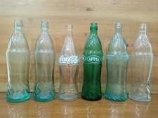 Lot 6 Vintage Glass Bottles