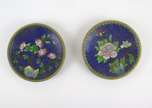 Two vintage chinese - vintage, blue