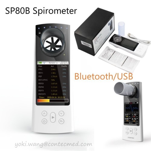 Spirometro contec sp80b - lcd, a