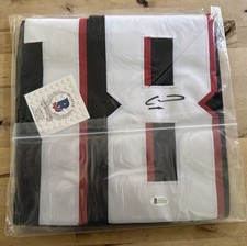 CALVIN RIDLEY MAGLIA AUTOGRAFATA FIRMATA BAS #WE26451 *ATLANTA FALCONS*