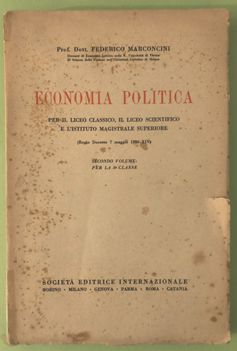 Federico marconcini economia - federico,