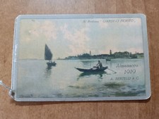 calendario da barbiere / calendarietto / almanacco BERTELLI 1919 vedute VENEZIA