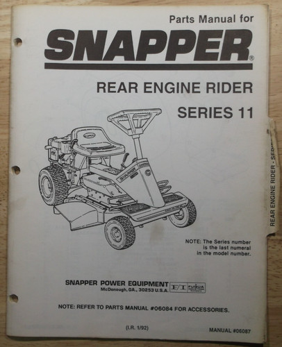 Snapper series manuale - series,