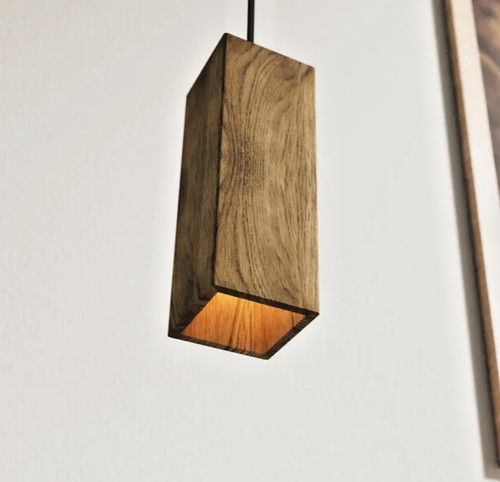 Lampada pendente legno - pendente, in