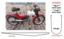 KIT COMPLETO Adesivi Moto Guzzi Dingo 50 3 marce decals serbatoio restauro moto