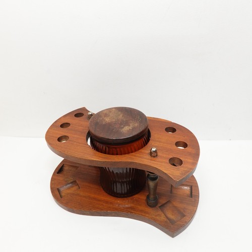 Portapipe vintage legno 6 - in,
