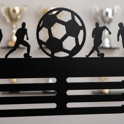 Portamedaglie calcio ferro - portamedaglie,