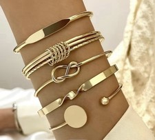Set bracciali rigidi donna - set,