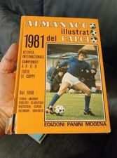 ALMANACCO ILLUSTRATO DEL CALCIO ITALIANO 1981 PANINI Con Dorso Un Po' Rovinato 
