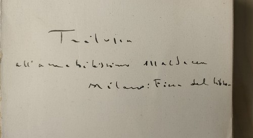 Autografo trilussa maldacea - autografo, a