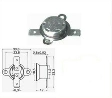 Interruttore Termico 70°C Normalmente Aperto Protezione Termostato Sensore
