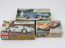  Aurora Cobra Monogram Porsche 904 Airfix Ford GT 1/32 kit SOLO SCATOLA VUOTA