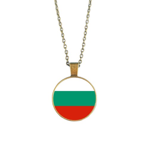 Collana bandiera bulgaria - collana,