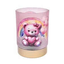 LAMPADA LED vetro ROSA con