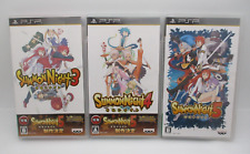 Psp Summon Night 3, 4, 5 3Games Set Dal Giappone PLAYSTATION Portatile