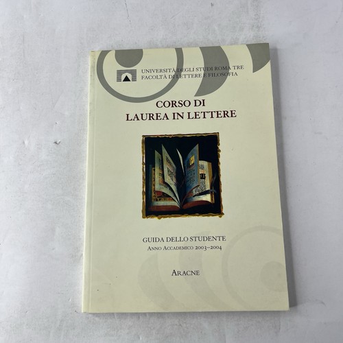 Corso laurea lettere - laurea, in