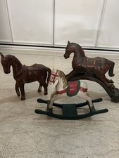 Set 3 Cavallini  In Legno Artigianali