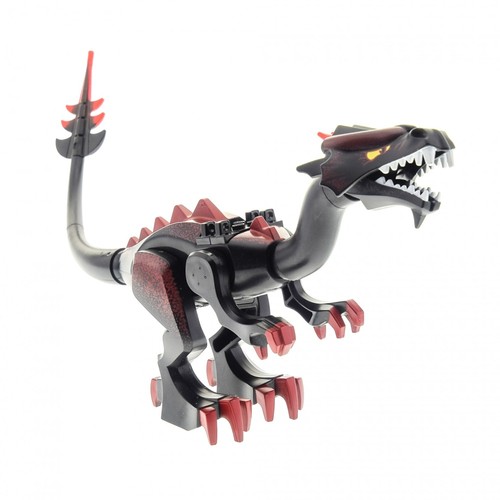Lego animale drago nero - 1x,