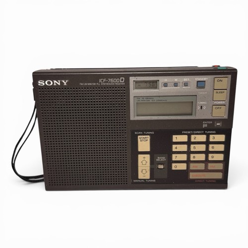 Sony icf 7600d vintage - sony, icf-7600d