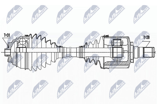Albero motore nty - nty, npw-bm-186