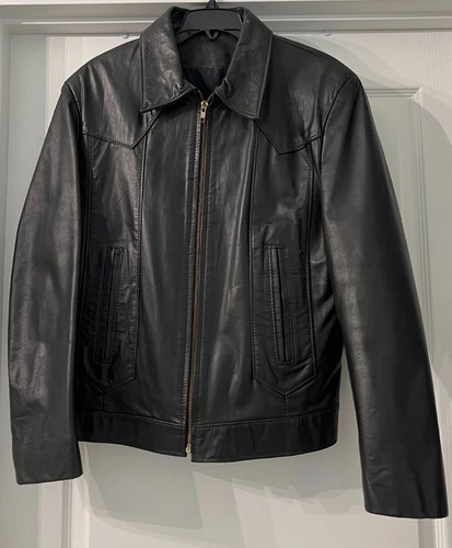 Giacca pelle moto - , vintage