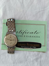 Orologio Girard Perregaux acciaio, diametro 35 mm. Quadrante bianco.