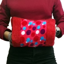 2X BORSA ACQUA CALDA ELETTRICA INVERNALE SCALDINO RICARICABILE CON CAVO PELUCHE