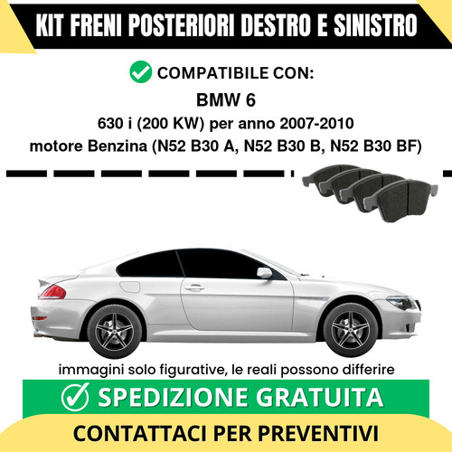 Pastiglie freno posteriori bmw - pastiglie,