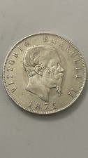 5 lire 1875 Roma - Moneta in