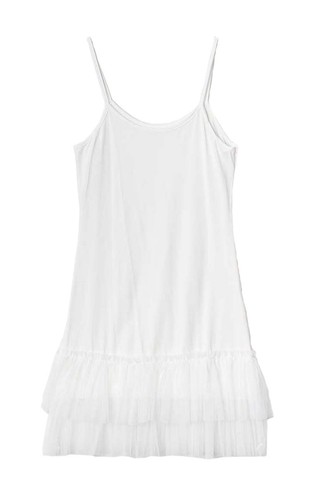 Sottoveste con tulle bianco - con,
