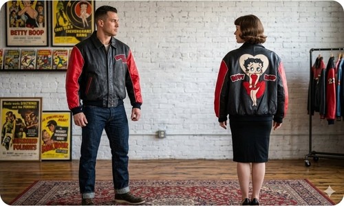 Rara giacca bomber vintage