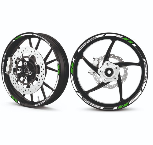 Adesivi verdi cerchi moto - , per