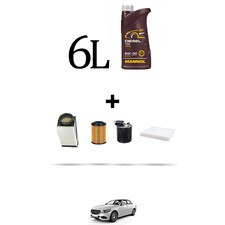 HOFFCAR Kit tagliando 4 FILTRI