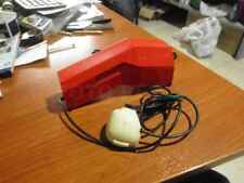  VINTAGE VECCHIO TELEFONO FISSO ROSSO AUSO SIEMENS CON TASTIERA USATO