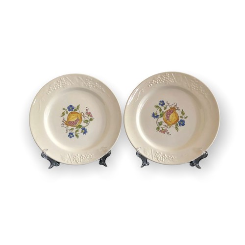 Coppia piatti ceramiche - coppia, di