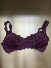 Reggiseno Triumph Pizzo Viola Taglia 2 Coppa C