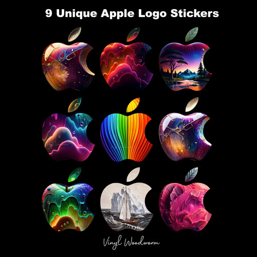 Adesivi logo apple unici - 9,
