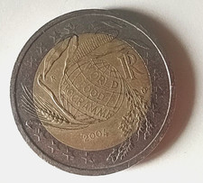 Moneta Italia 2 euro 2004 50°