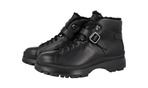 Scarpe stivaletti prada pelle - prada,