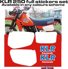 KAWASAKI KLR 250 KLR250 adesivi stickers decal aufkleber autocollant