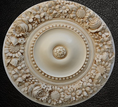 Rosone gesso decorato - in,