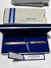 Penna Stilografica Aurora Marco Polo Argento 925. Vintage 